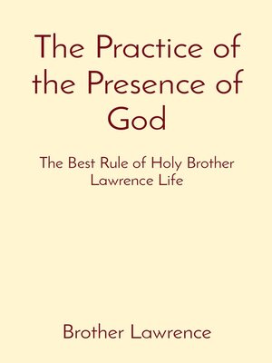 cover image of The Practice of the Presence of God